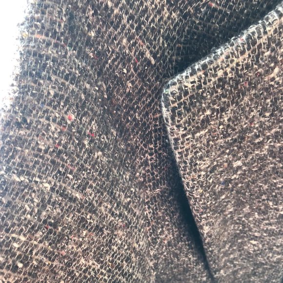 SANDRO Tweed Pattern Women's Coat - Picture 4 of 6